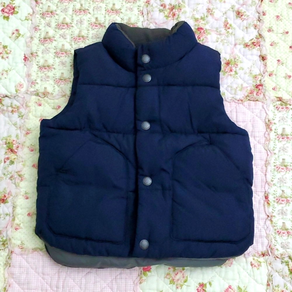 Gap baby puffer vest navy 2 years toddler